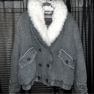 Free People Bomber Style Coat